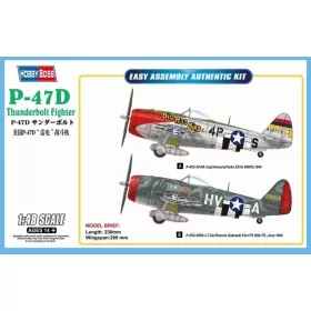   HobbyBoss 85804 Republic P-47D Thunderbolt Fighter repülőgép makett (1/48)