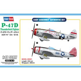   HobbyBoss 85811 Republic P-47D Thunderbolt Fighter repülőgép makett (1/48)