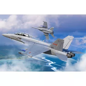   HobbyBoss 85819 F/A-18F Super Hornet VFC-12 1/48 repülőgép makett (1/48)