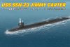 HobbyBoss 87004 USS SSN-23 Jimmy Carter Attack Submarine tengeralattjáró makett (1/700)