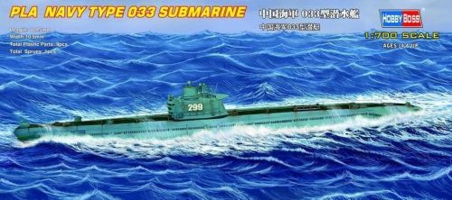 HobbyBoss 87010 PLA  Navy Type 033 submarine tengeralattjáró makett (1/700)