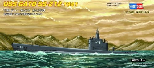 HobbyBoss 87012 USS GATO SS-212 1941 tengeralattjáró makett (1/700)