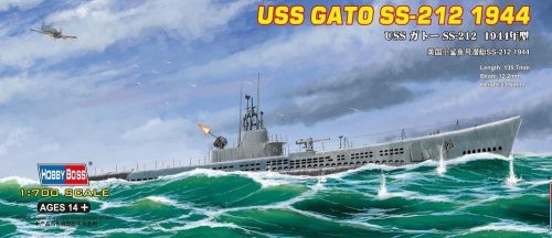 HobbyBoss 87013 USS Gato SS-212 1944 tengeralattjáró makett (1/700)