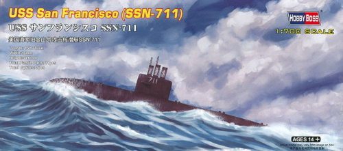 HobbyBoss 87015 USS San Francisco (SSN-711) tengeralattjáró makett (1/700)