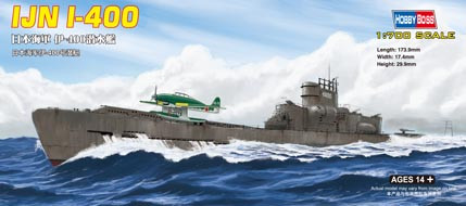 HobbyBoss 87017 Japanese I-400 class Submarine tengeralattjáró makett (1/700)