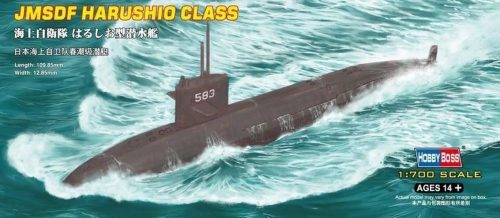 HobbyBoss 87018 JMSDF Harushio Class tengeralattjáró makett (1/700)