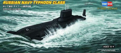 HobbyBoss 87019 Russian Navy Typhoon class Submarine tengeralattjáró makett (1/700)