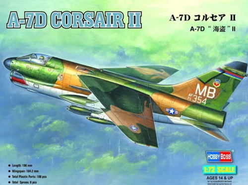 HobbyBoss 87203 LTV A-7D 'Corsair' II repülőgép makett (1/72)