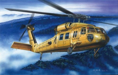 HobbyBoss 87216 American UH-60A ''Blackhawk'' helicopter helikopter maket (1/72)