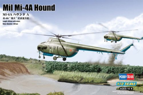 HobbyBoss 87226 Mil Mi-4A Hound A helikopter maket (1/72)