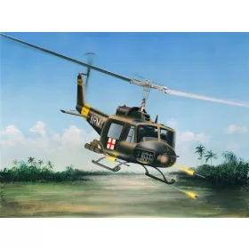 HobbyBoss 87228 Bell UH-1B Huey helikopter makett (1/72)