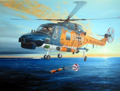 HobbyBoss 87239 Bundesmarine Westland Lynx MK.88 helikopter maket (1/72)