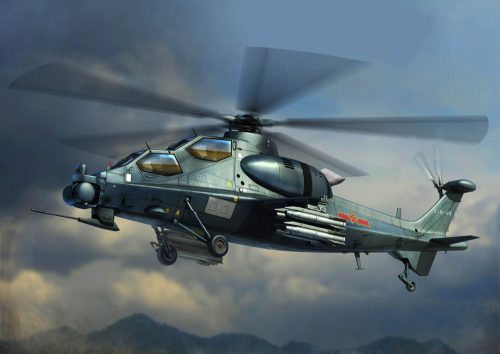 HobbyBoss 87253 Chinese Z-10 Attack Helicopter helikopter maket (1/72)