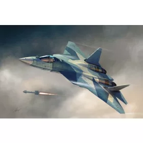  HobbyBoss 87257 Russian T-50 PAK-FA repülőgép makett (1/72)