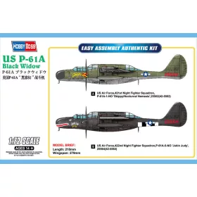   HobbyBoss 87261 Northrop P-61A Black Widow repülőgép makett (1/72)