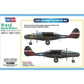   HobbyBoss 87263 Northrop P-61C Black Widow repülőgép makett (1/72)