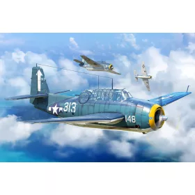   HobbyBoss 87274 Grumman TBM-3 Avenger 1/72 repülőgép makett (1/72)