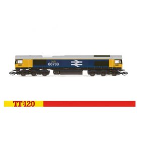   Hornby 3020TXSM Dízelmozdony Class 66, Co-Co, 66789, 'British Rail 1948-1997', BR (E6) (TT) - Sound