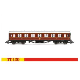   Hornby 4008A Személykocsi, négytengelyes LMS 57 Corridor, 3. osztály, 1573 (E3) (TT)