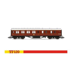   Hornby 4009 Személykocsi, négytengelyes LMS 57 Brake, 3. osztály, 5619 (E3) (TT)