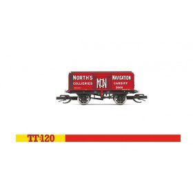   Hornby 6002 Nyitott teherkocsi, 7 Plank Wagon 'North's Navigation' No. 3000 (E2) (TT)