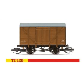   Hornby 6006 Fedett teherkocsi, Vent Van, E156874, BR (E3) (TT)