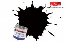 Humbrol (HE201) Black - Metálfényű fekete 14 ml makettfesték