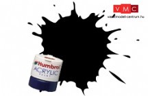 Humbrol (HA33) Black - Matt fekete - akril makettfesték