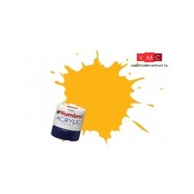   Humbrol (HA154) Insignia Yellow - Matt címersárga - akril makett festék