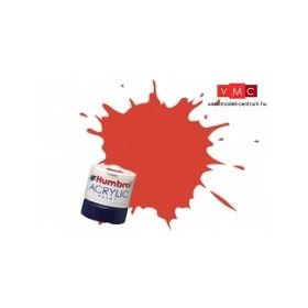   Humbrol (HA174) Signal Red - Selyemfényű jelzőpiros - akril makett festék