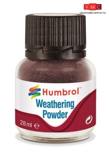 Humbrol AV0007 Weathering Powder 28 ml - Dark earth - Sötét föld Enamel pigmentpor