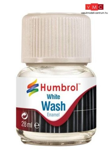 Humbrol AV0202 Enamel Wash 28 ml - White - Fehér Enamel bemosófolyadék