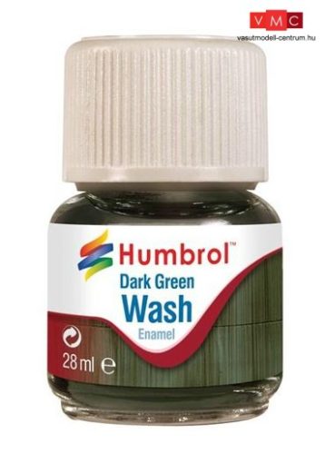 Humbrol AV0203 Enamel Wash 28 ml - Dark Green - Sötétzöld Enamel bemosófolyadék