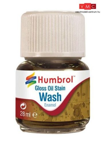 Humbrol AV0209 Enamel Wash 28 ml - Oil Stain - Olajfolyás Enamel bemosófolyadék