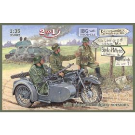   IBG Models 35002 BMW R12 w/sidecar military version 2/1 (1/35) harcjármű makett