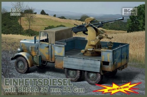 IBG Models 35005 Einheitsdiesel w/ 3,7cm Breda (1/35)