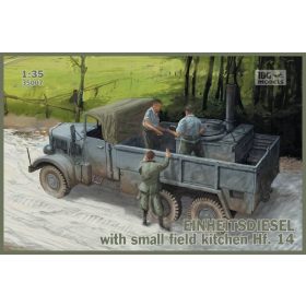   IBG Models 35007 German Einheitsdiesel with Kitchen Hf14 (1/35) harcjármű makett