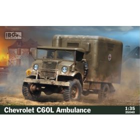   IBG Models 35040 Chevrolet C60L Ambulans (1/35) harcjármű makett