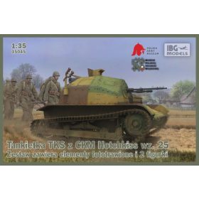   IBG Models 35045 TKS Tankette with KM  (1/35) harckocsi makett