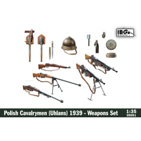   IBG Models 35051 Polish Cavalrymen (Uhlans) 1939 - Weapons Set (1/35) makett