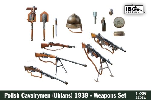 IBG Models 35051 Polish Cavalrymen (Uhlans) 1939 - Weapons Set (1/35) makett