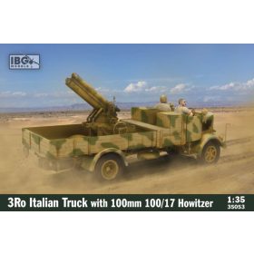   IBG Models 35053 3RO Italian Truck with 100/17 Howitzer (1/35) harcjármű makett