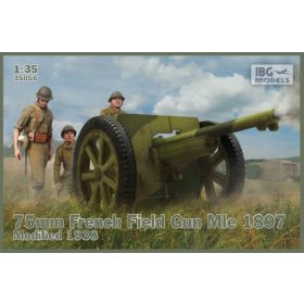   IBG Models 35056 75mm French Field Gun Mle 1897 mod.1938 (1/35) löveg makett