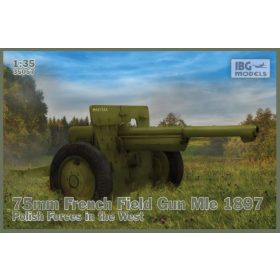   IBG Models 35057 75mm French Field Gun Mle Polish Forces (1/35) löveg makett