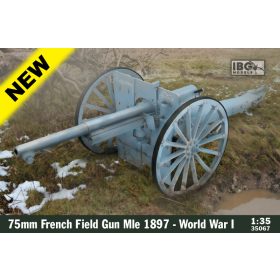   IBG Models 35067 French Field Gun Mle 1897 WWI (1/35) löveg makett