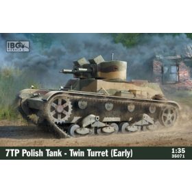   IBG Models 35071 7TP Polish Tank-Twin Turret early (1/35) harckocsi makett