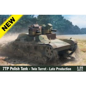   IBG Models 35072 7TP Polish Tank-Twin Turret late (1/35) harckocsi makett