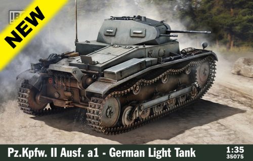 IBG Models 35075 Pz.Kpfw. II Ausf. a1 - German Light Tank (1/35) harckocsi makett