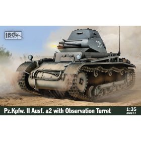   IBG Models 35077 Pz.Kpfw. II Ausf. a2 German Light Tank with Observation turret (1/35) harckocsi makett