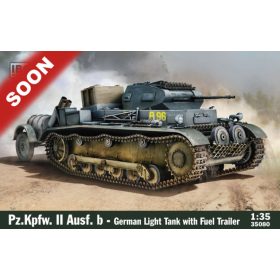   IBG Models 35080 German Pz.Kpfw. II Ausf.b with trailer (1/35) harckocsi makett